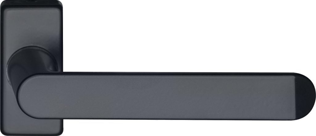 Kľučka – rozetová čierna