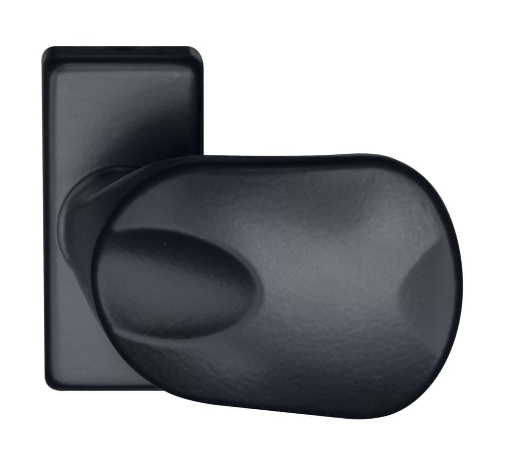 Kľučka – rozetová čierna